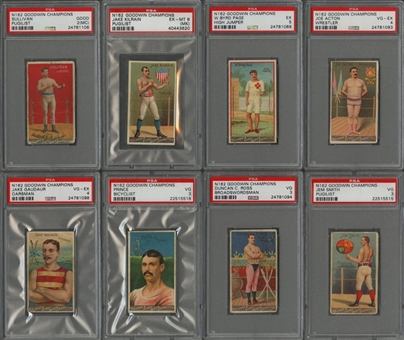 1888 N162 Goodwin "Champions" PSA-Graded Collection (15 Different) Including John L. Sullivan